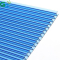 8Mm Garden Greenhouse Clear Blue Colored Roofing Sheets Multiwall Polycarbonate Hollow Sheet